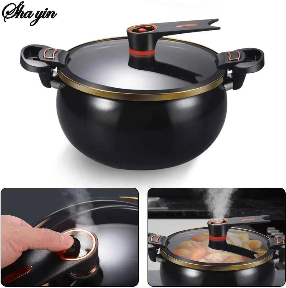 Autocuiseur à Micro-Pression 7L | Marmite Multifonction Antiadhésif 26cm - Get Cuisine Shop