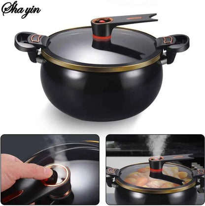 Autocuiseur à Micro-Pression 7L | Marmite Multifonction Antiadhésif 26cm - Get Cuisine Shop