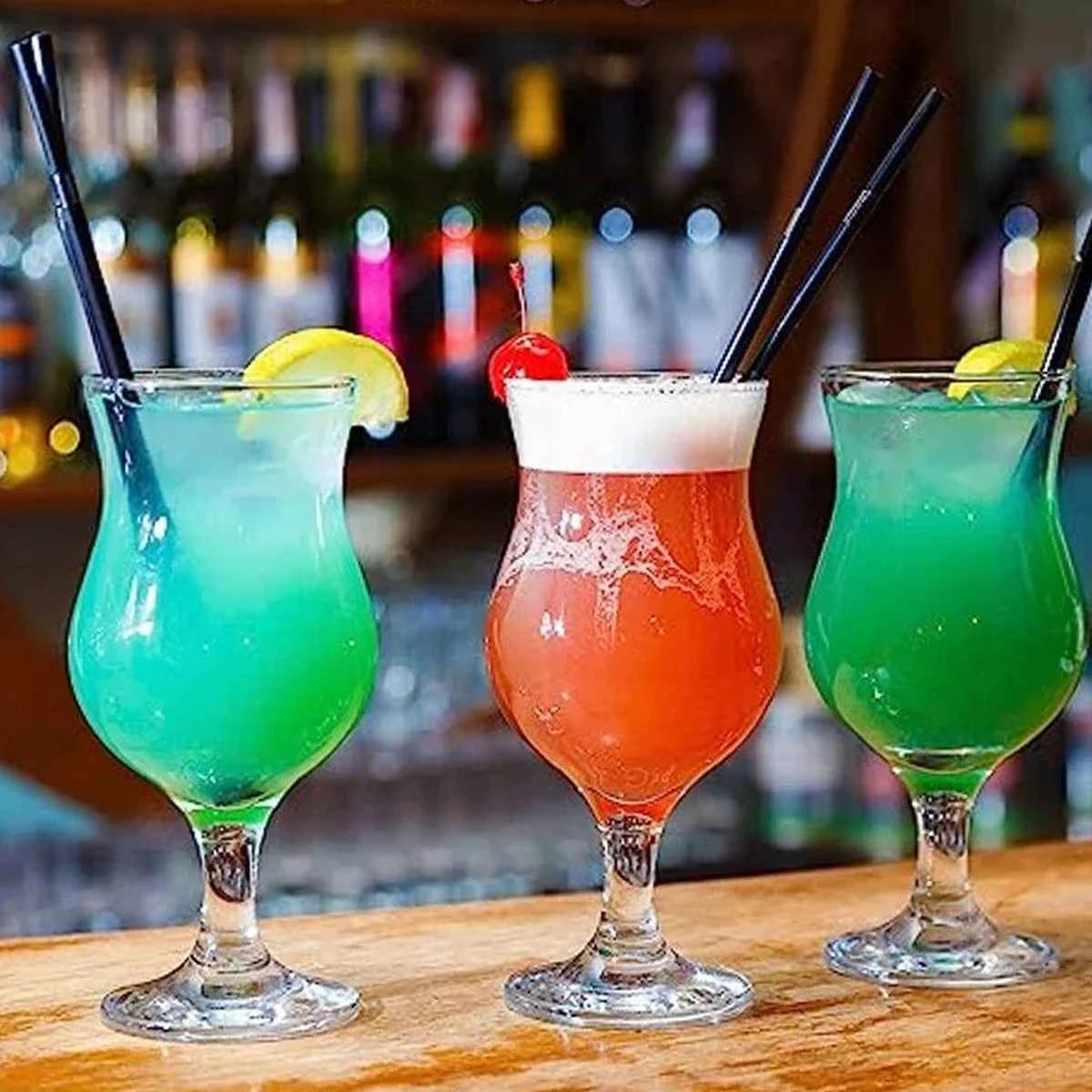 Pailles en plastique multicolores - Thé et boissons festives