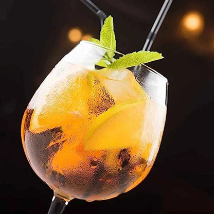 Pailles en plastique multicolores - Thé et boissons festives