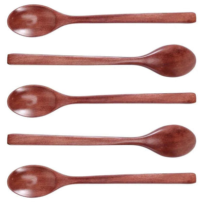 Cuillères en bois naturel - Service et mélange