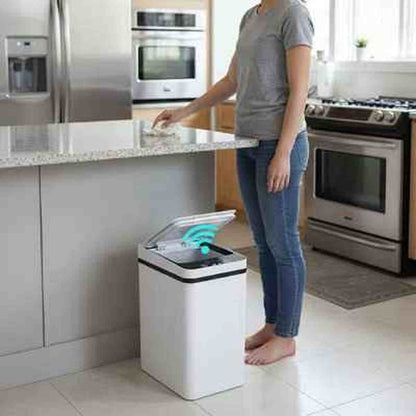 Poubelle Cuisine Automatique 50L Capteur Infrarouge Inox - Get Cuisine Shop