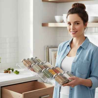 Rangement epices tiroirs | OrganiFlex - Get Cuisine Shop