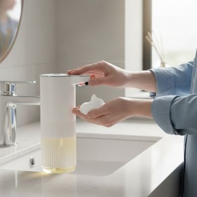 Distributeur de savon automatique HygiTouch sans contact capteur infrarouge pour cuisine et salle de bain